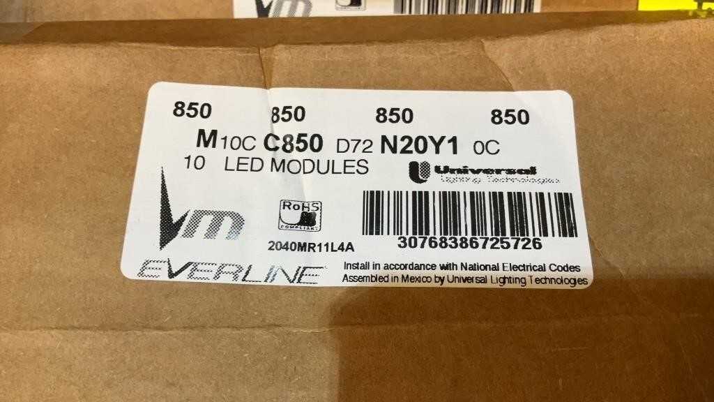 Lot of (Approximately 145) Assorted LED Modules and Lights Everline - LIGHTING