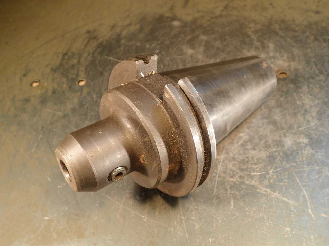 Valenite V50CT-E50 1/2" End Mill Tool Holder: 3" Projection, CAT-50 Taper Shank - MACHINING ACCESSORIES & TOOLING