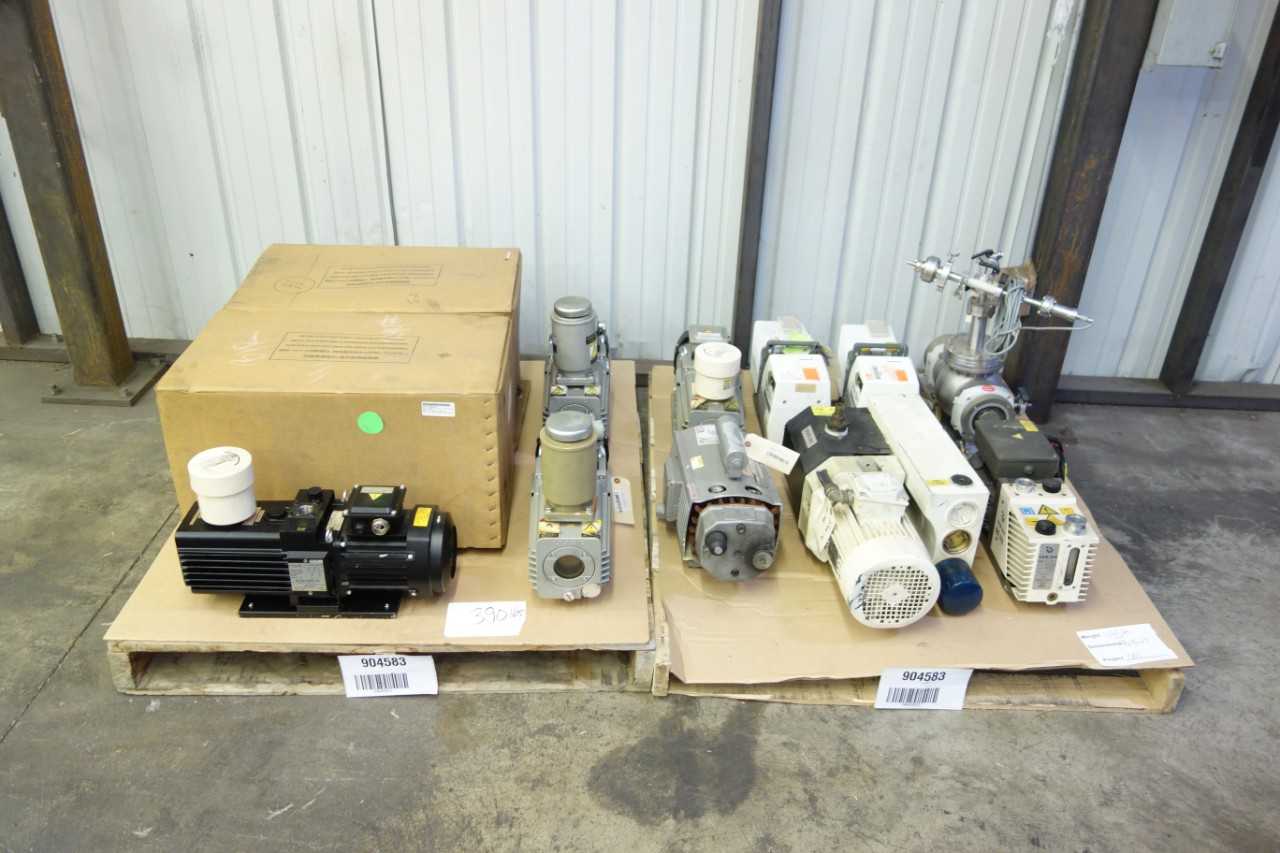 2 PALLETS OF ASSORTED VACUUM PUMPS - VACUUM PUMP