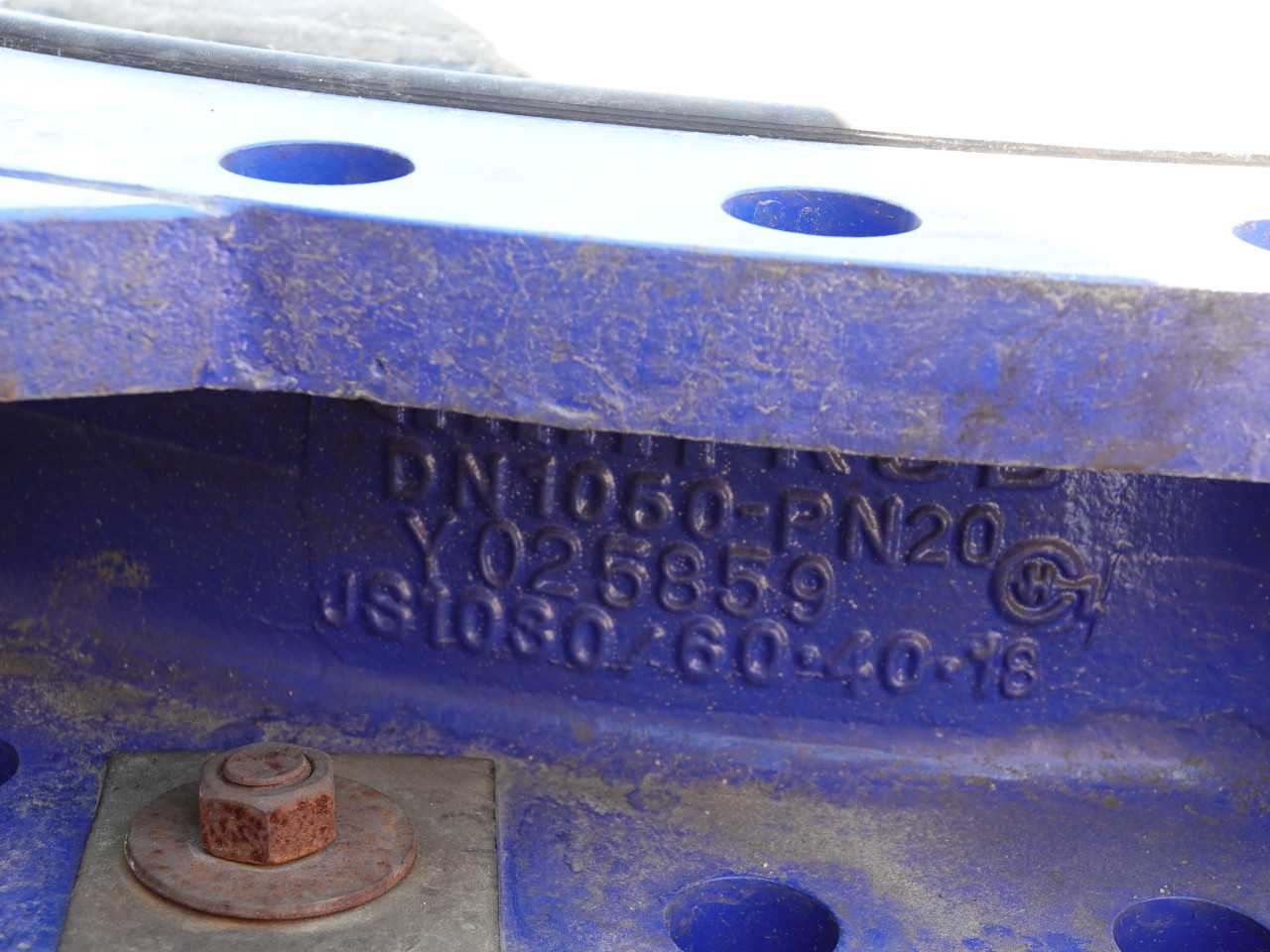 Amri Mammouth KSB Butterfly Valve Large DN 1050 PN-20 w/Flowserve Actuator - VALVES