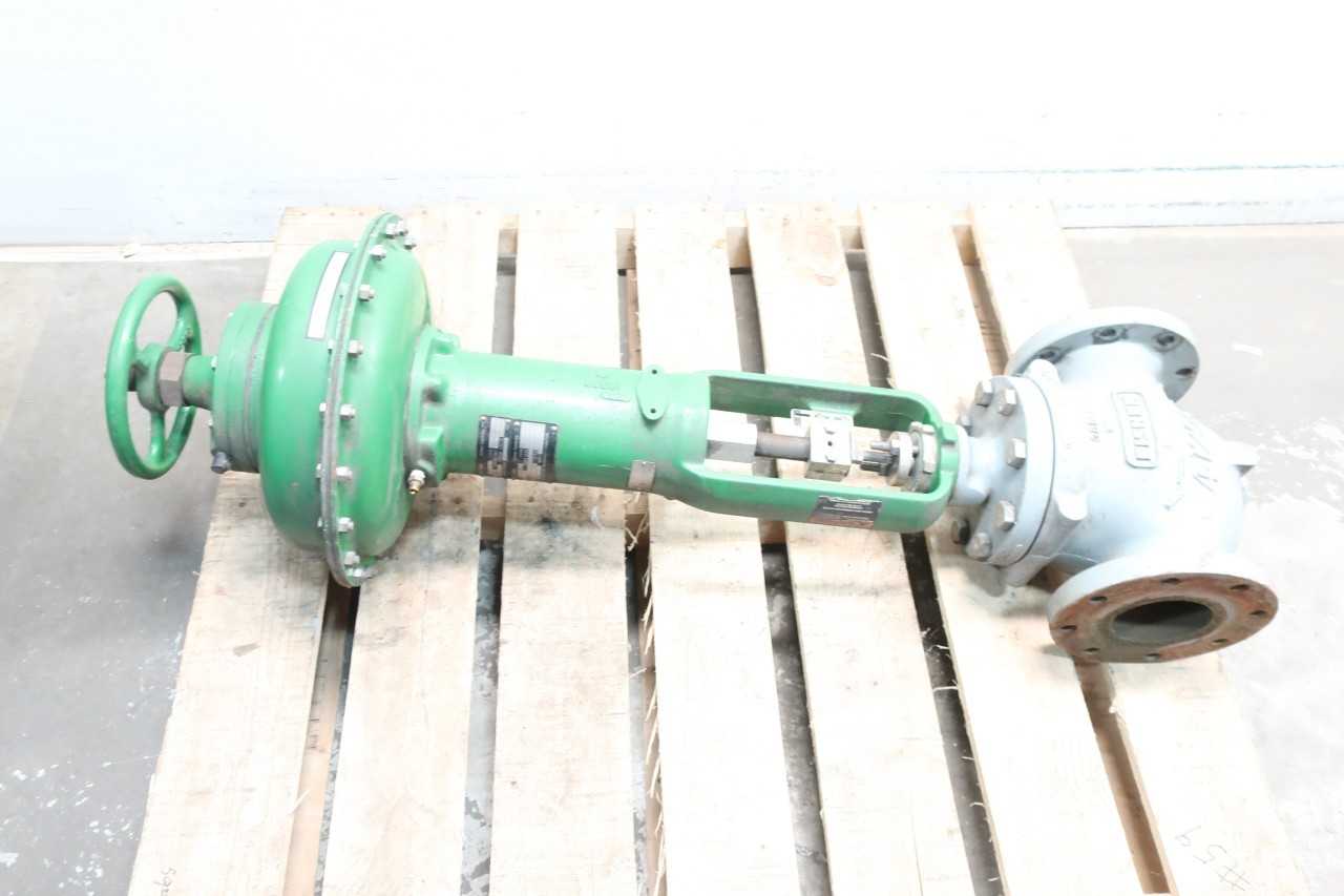 FISHER FT PNEUMATIC 667 125 STEEL FLANGED 4IN CONTROL VALVE - CONTROL VALVE FISHER FT PNEUMATIC 667 125 STEEL FLANGED 4IN CONTROL VALVE - CONTROL VALVE