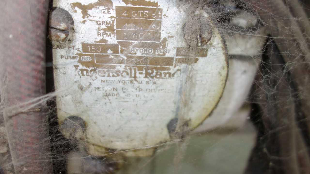 INGERSOLL RAND 4GTS 400GPM 25HP 220/440V-AC BOILER FEED PUMP MOTOR - PUMPS