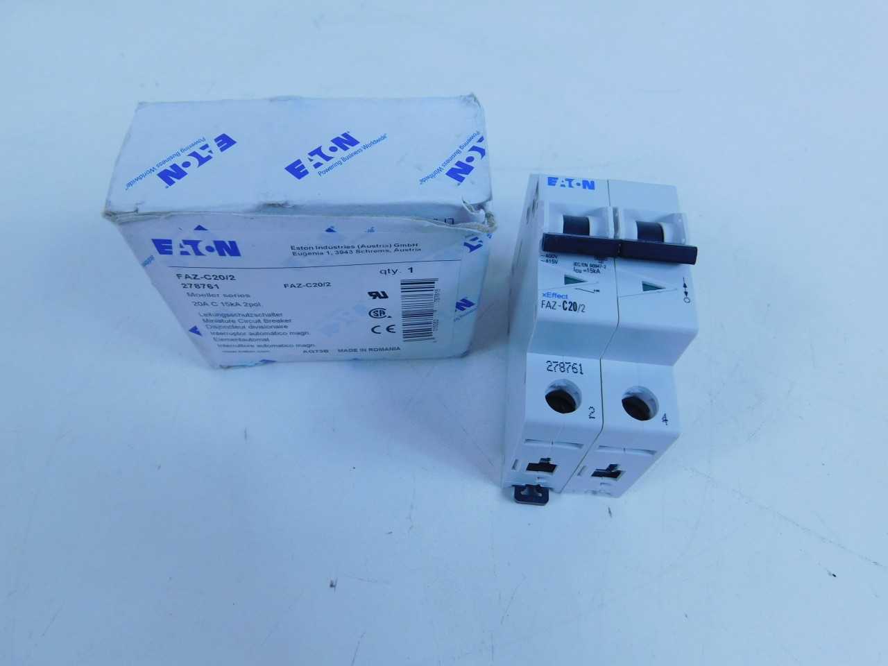 Quantity of 57x FAZ-C20/2 MCB/Industrials - VALVES