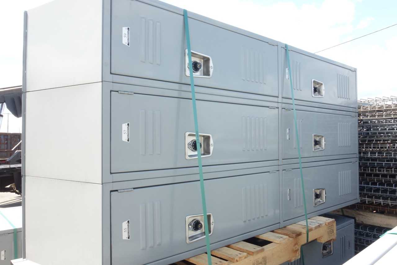 7 PALLETS OF DOUBLE STACKED LOCKERS - ELECTRICAL COMPONENTS