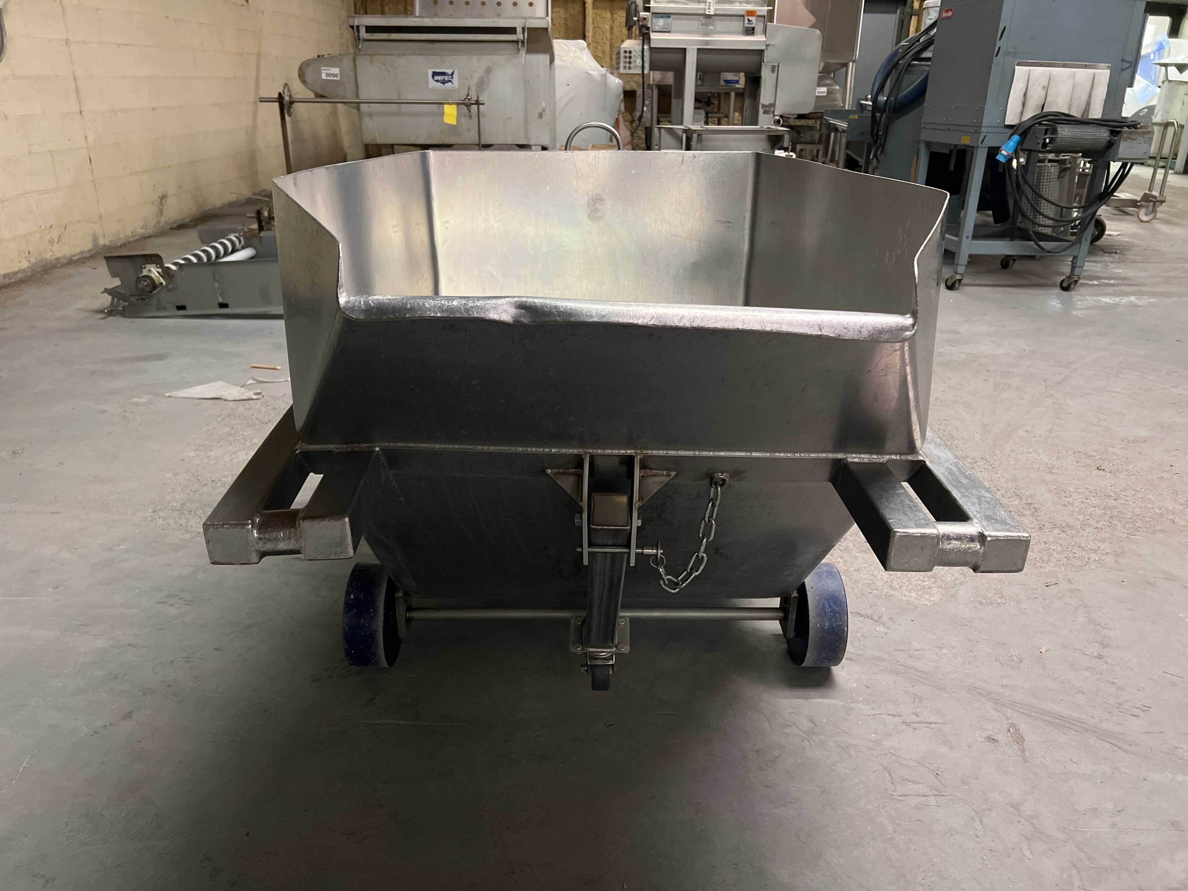 Stainless Steel Dump Cart Hopper