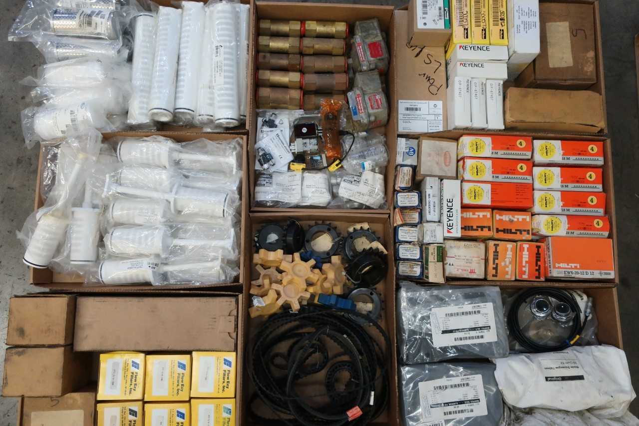 4 PALLETS OF ASSORTED MRO - INDUSTRIAL PARTS