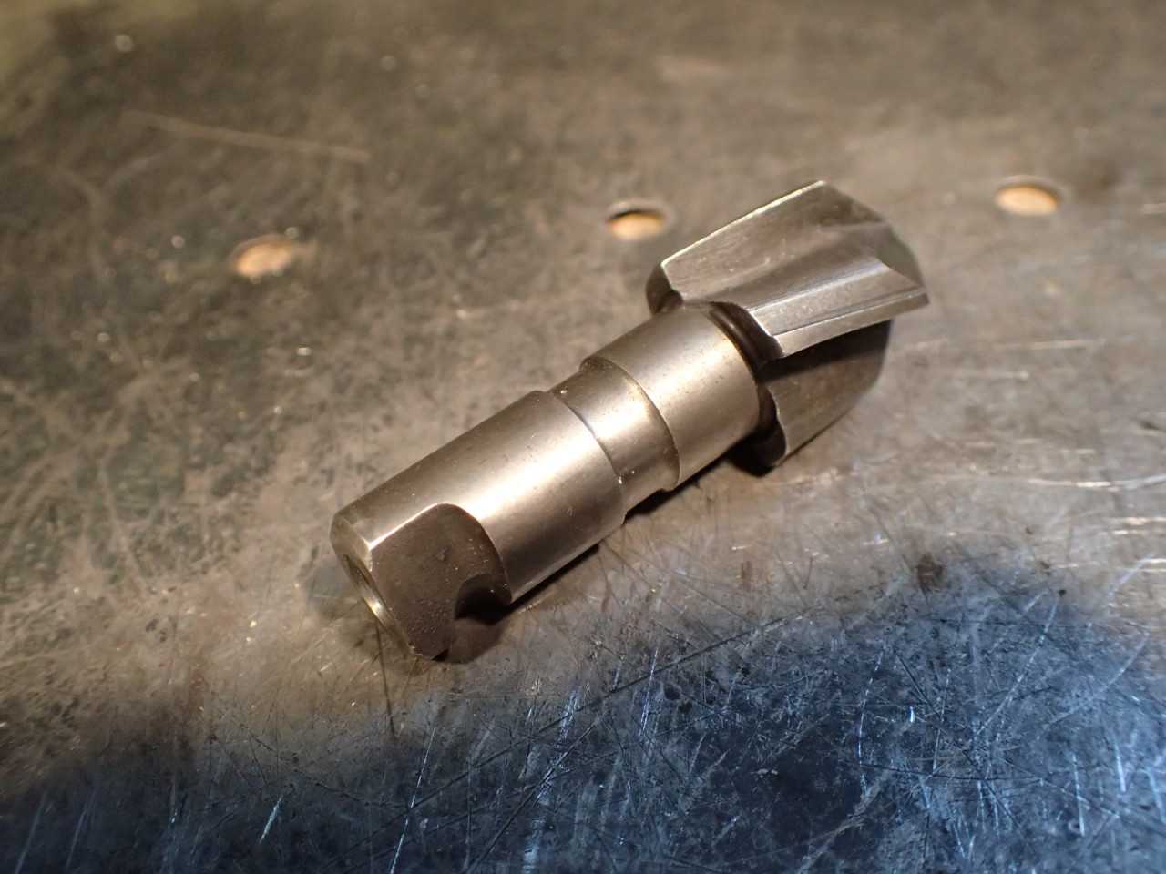 Metcut 7/8" .875" x 90 Degree HSS Countersink: 7/8" Straight #1 Pin Drive Shank - HOLEMAKING TOOLS