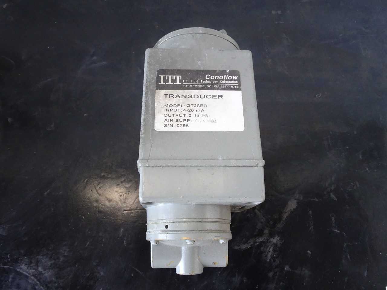 ITT transducer - - INSTRUMENTATION