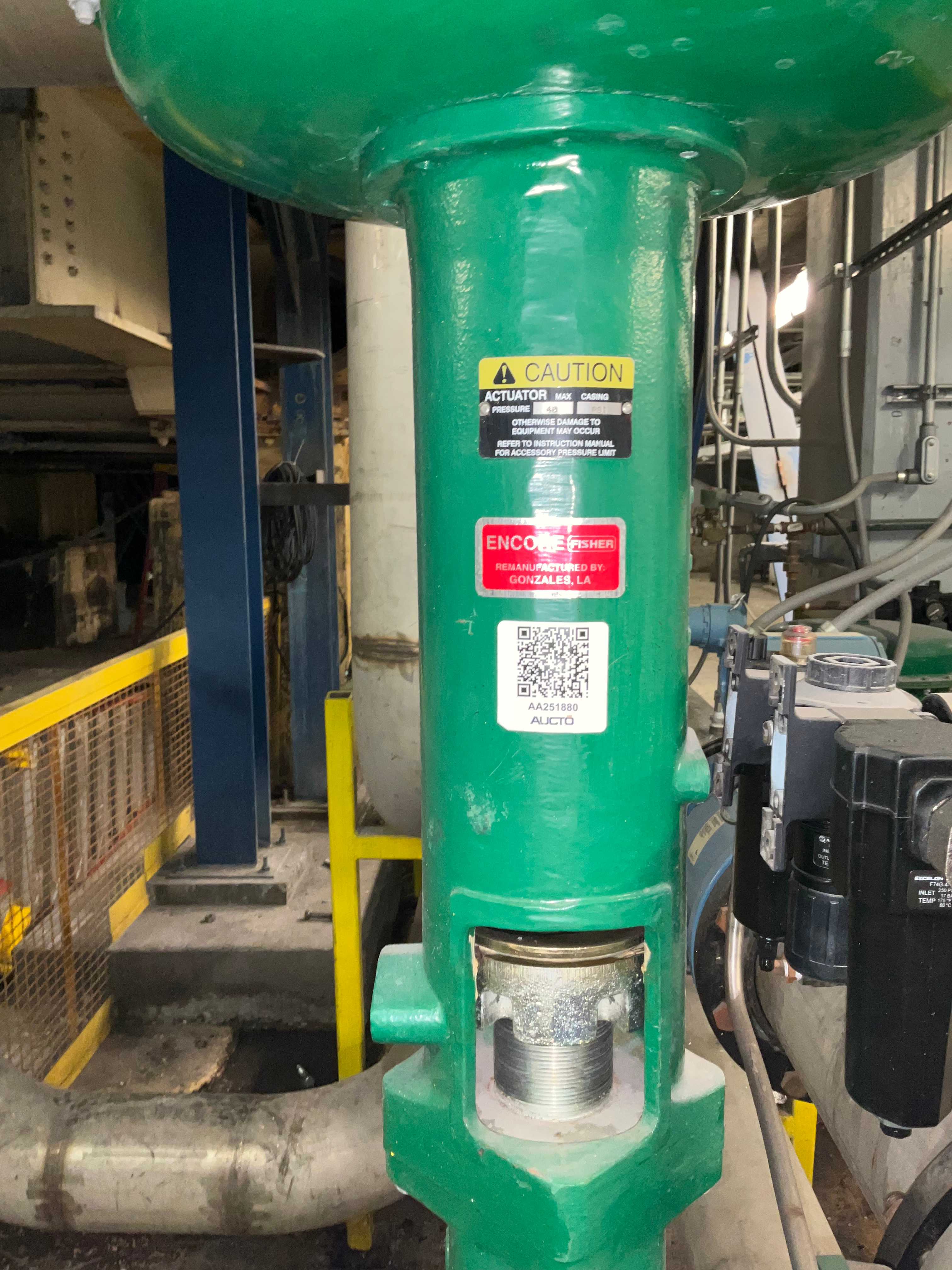 QTY 3 - FISHER V150 CONTROL VALVES - CONTROL VALVE