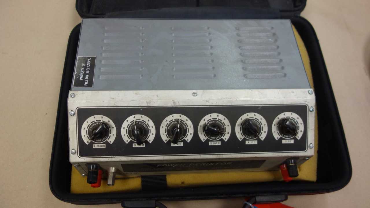 CLAROSTAT 240-C POWER RESITOR DECADE BOX - ELECTRICAL TESTING EQUIPMENT