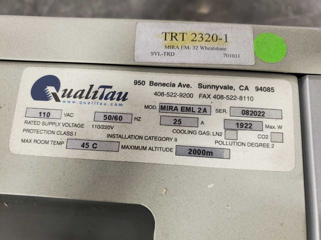 Qualitau MIRA EML 2A Modular Integrated Reliability Analyzer 110VAC, 50/60Hz, 25A - INDUSTRIAL PARTS