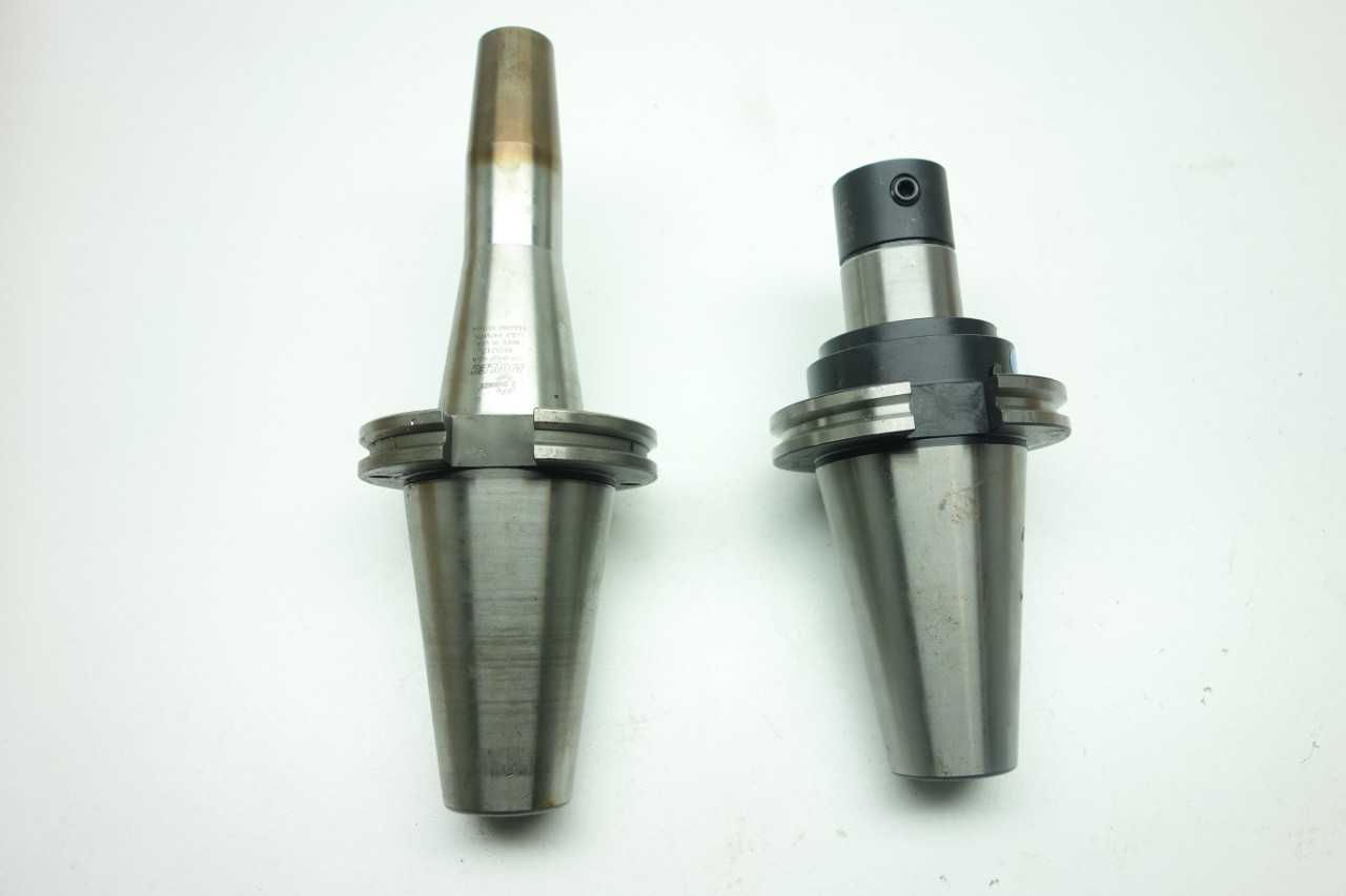 LOT OF ASSORTED CAT50 TOOL HOLDERS - PARLEC, KOMET - MACHINING ACCESSORIES & TOOLING