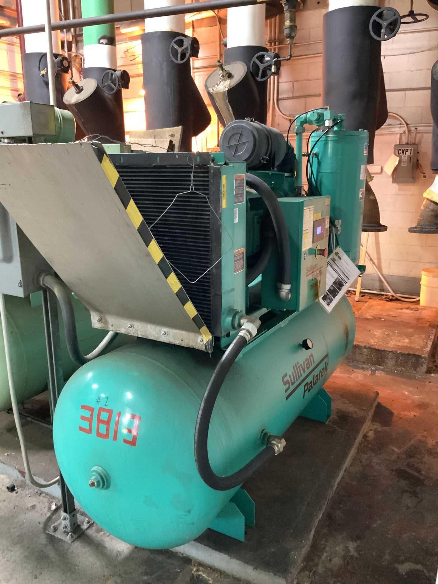 SULLIVAN PALATEK DG-50 AIR COMPRESSOR - AIR COMPRESSORS