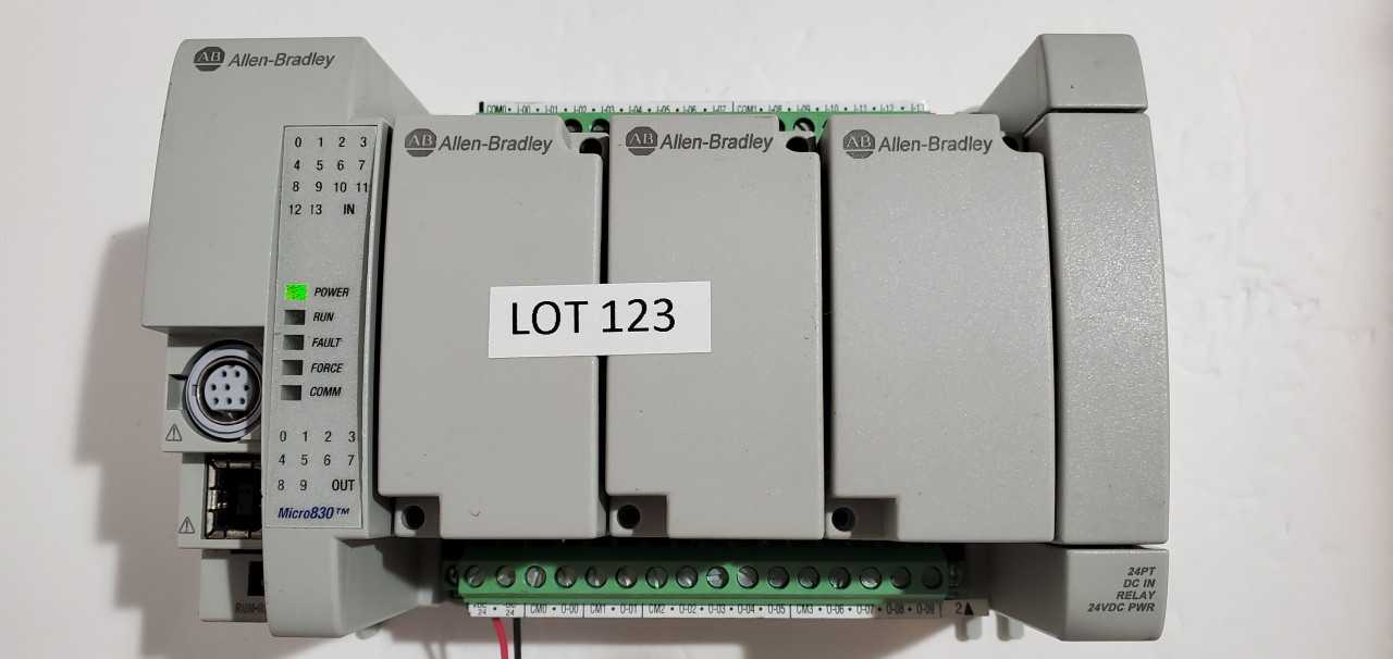 Allen Bradley Micro 830 2080-LC30-24QWB PLC - AUTOMATION & CONTROLS
