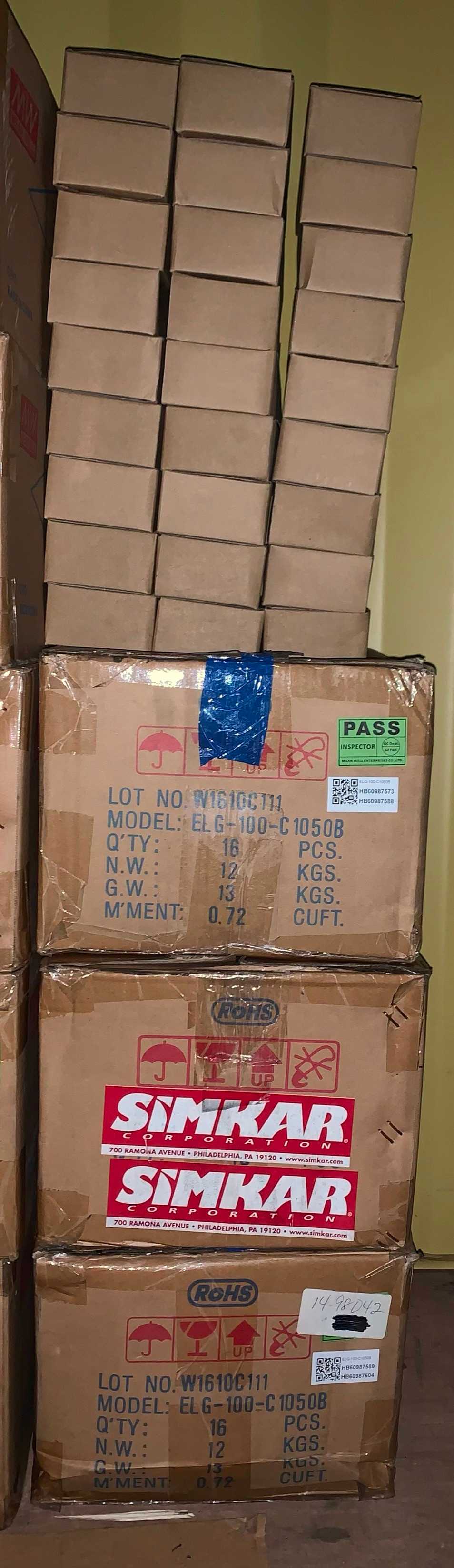 New - Lot of 75 - Mean Well ELG-100-C1050B LED Power Supply Driver - ELECTRICAL COMPONENTS