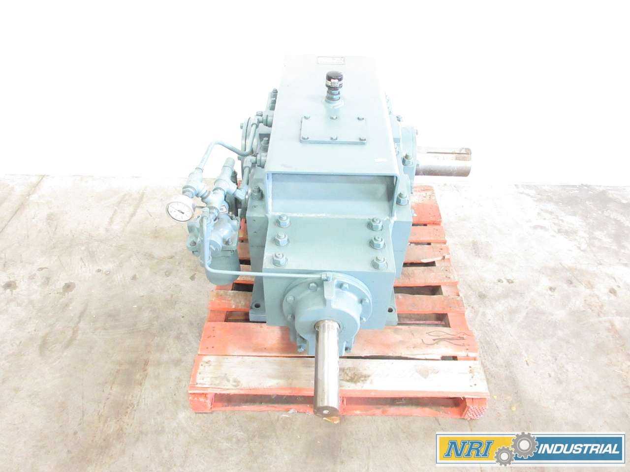PHILADELPHIA GEAR 3512 BLX PARALLEL SHAFT 210HP 9.3:1 WORM GEAR REDUCER - GEAR REDUCERS