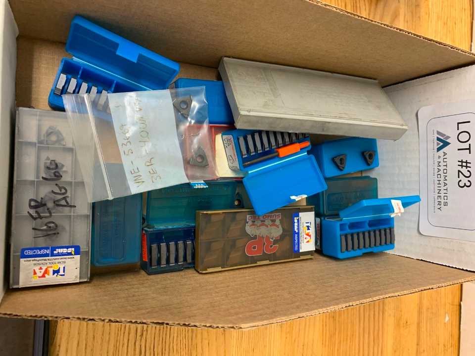 New Carbide Grooving / Threading Inserts - ELECTRIC POWER TOOLS