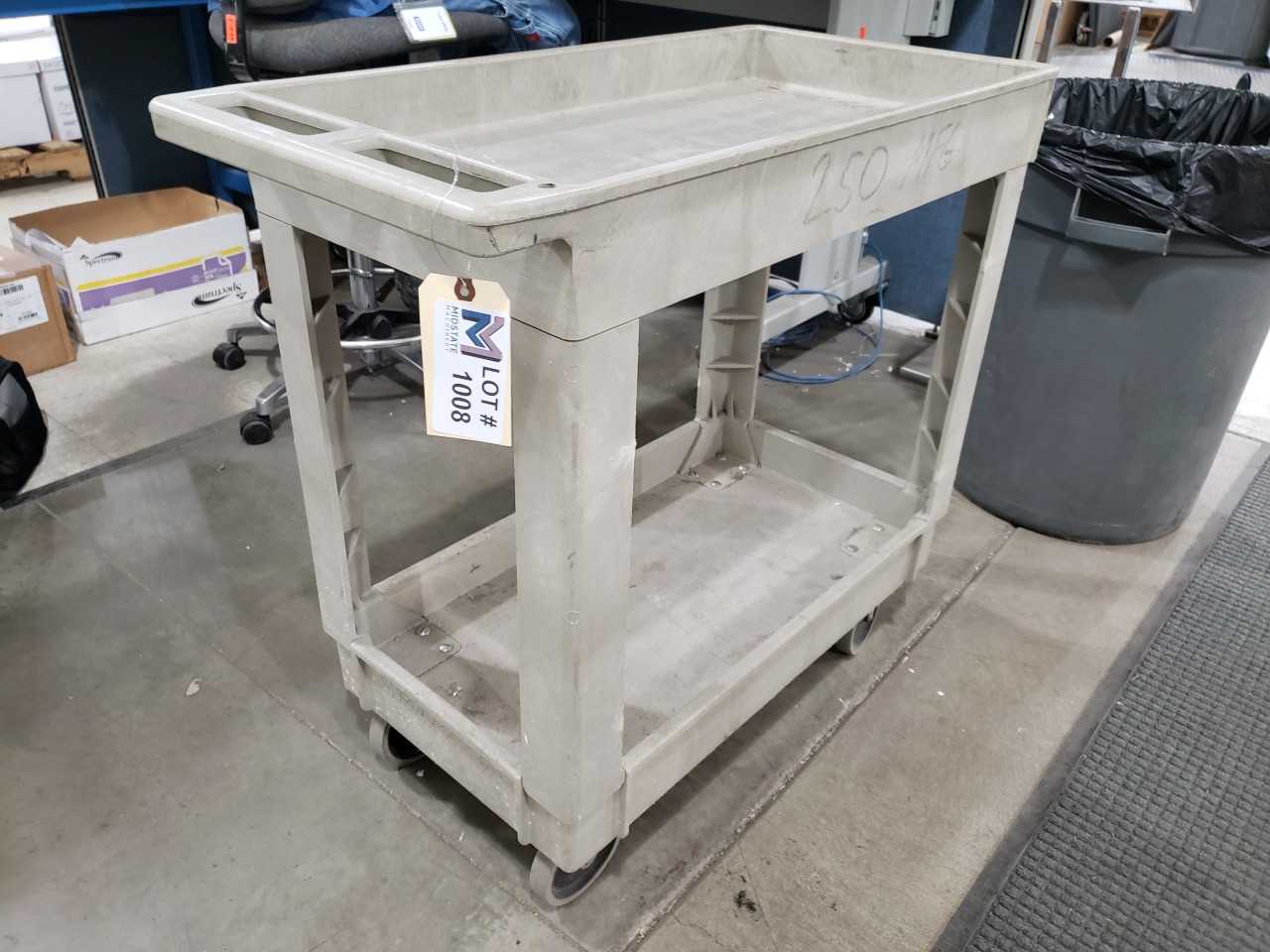 Plastic Rolling Cart No Contents - MISCELLANEOUS Plastic Rolling Cart No Contents - MISCELLANEOUS