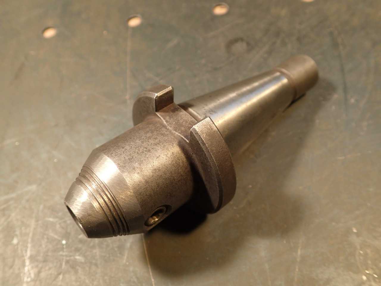 3/8" End Mill Tool Holder: 1-3/4" Projection, NMTB-30 Taper Shank - HOLEMAKING TOOLS