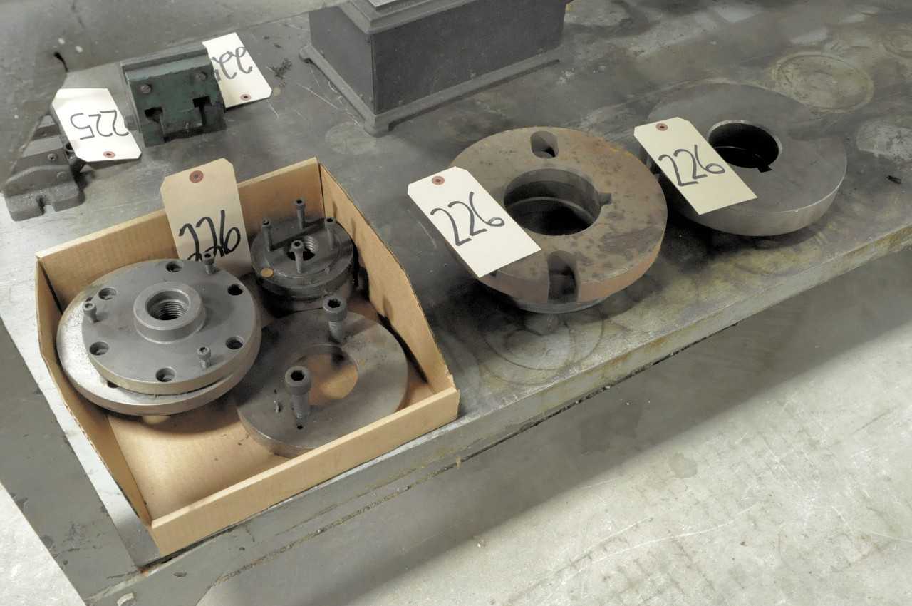 Face Plates in 1 Box - MACHINING ACCESSORIES & TOOLING