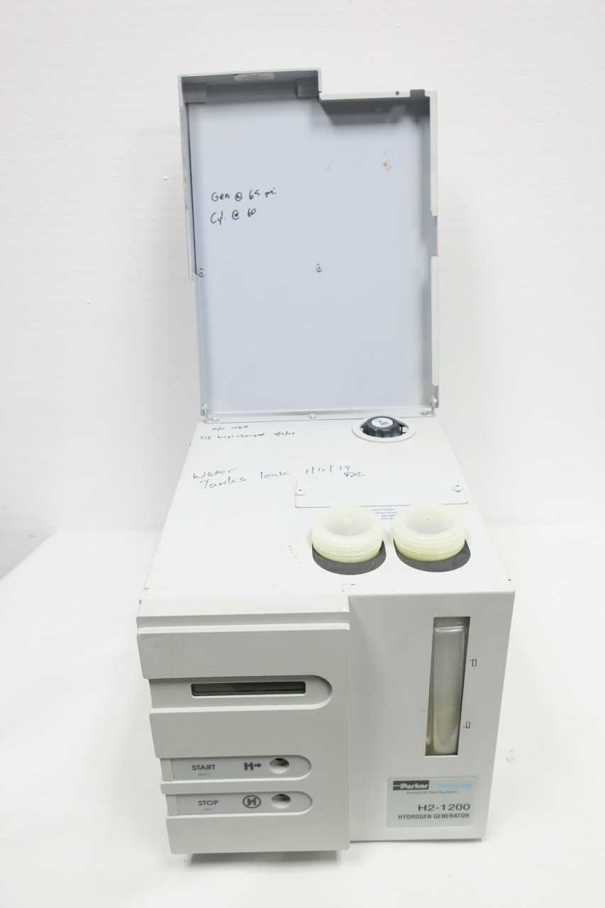 PARKER H2-1200NA HYGROGEN GENERATOR 105-129V-AC TEST EQUIPMENT - STANDBY POWER GENERATOR