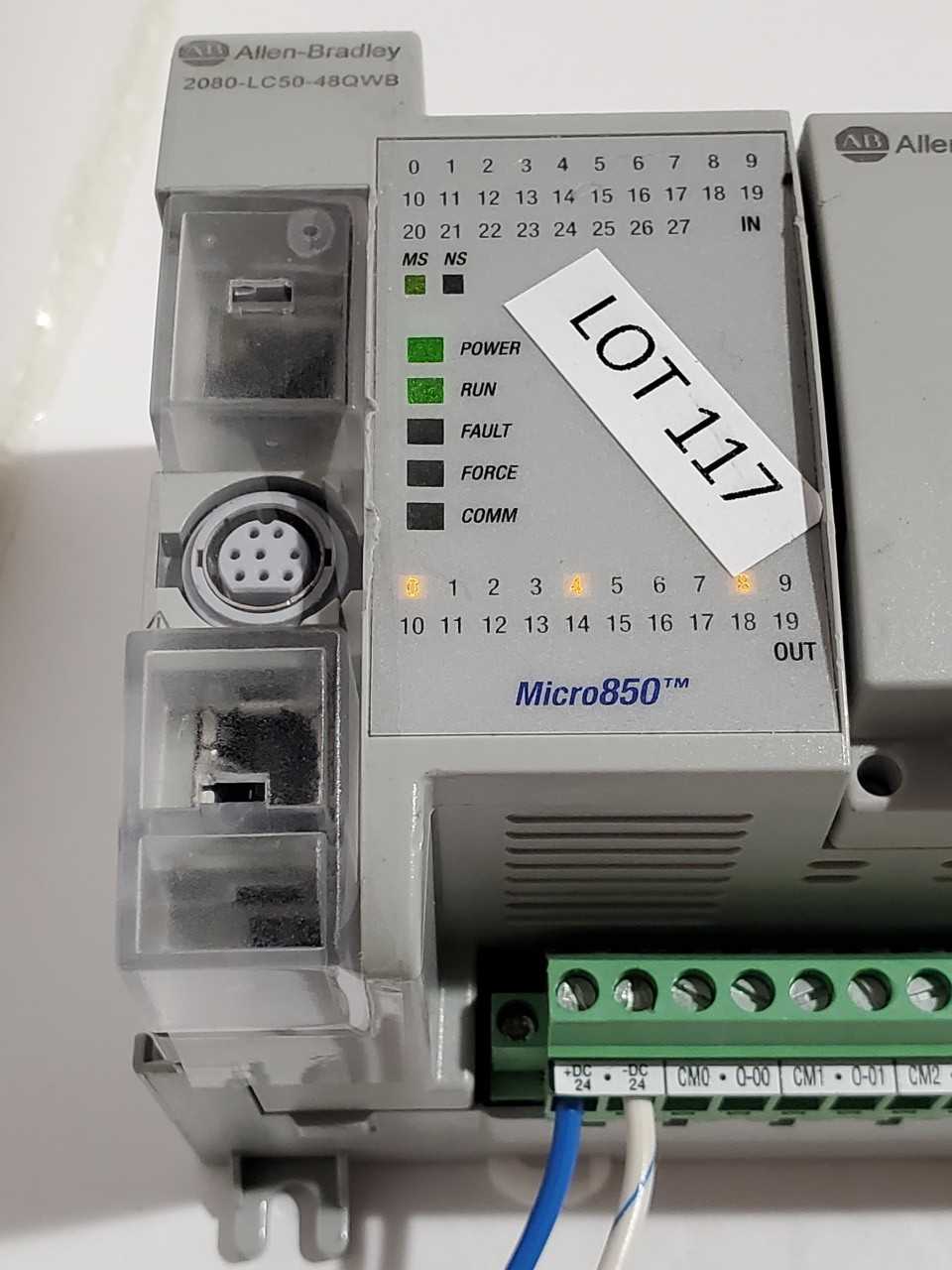 Allen Bradley Micro 850 2080-LC50-48QWB - AUTOMATION & CONTROLS