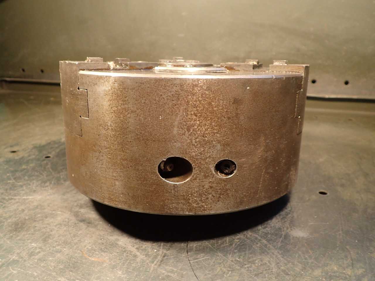 Logan 210mm (8") 3-Jaw CNC Power Lathe Chuck: A2-6 Short Taper Hub USA - HOLEMAKING TOOLS