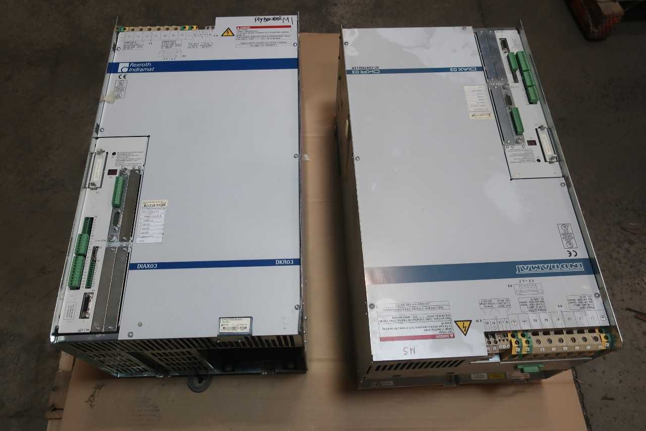 1 LOT OF DKR03.1-W200N-BA01-01-FW DIAX03 400-480V-AC 0-380V-AC 3PH SERVO DRIVES AND AMPLIFIER- INDRAMAT - MOTOR DRIVES