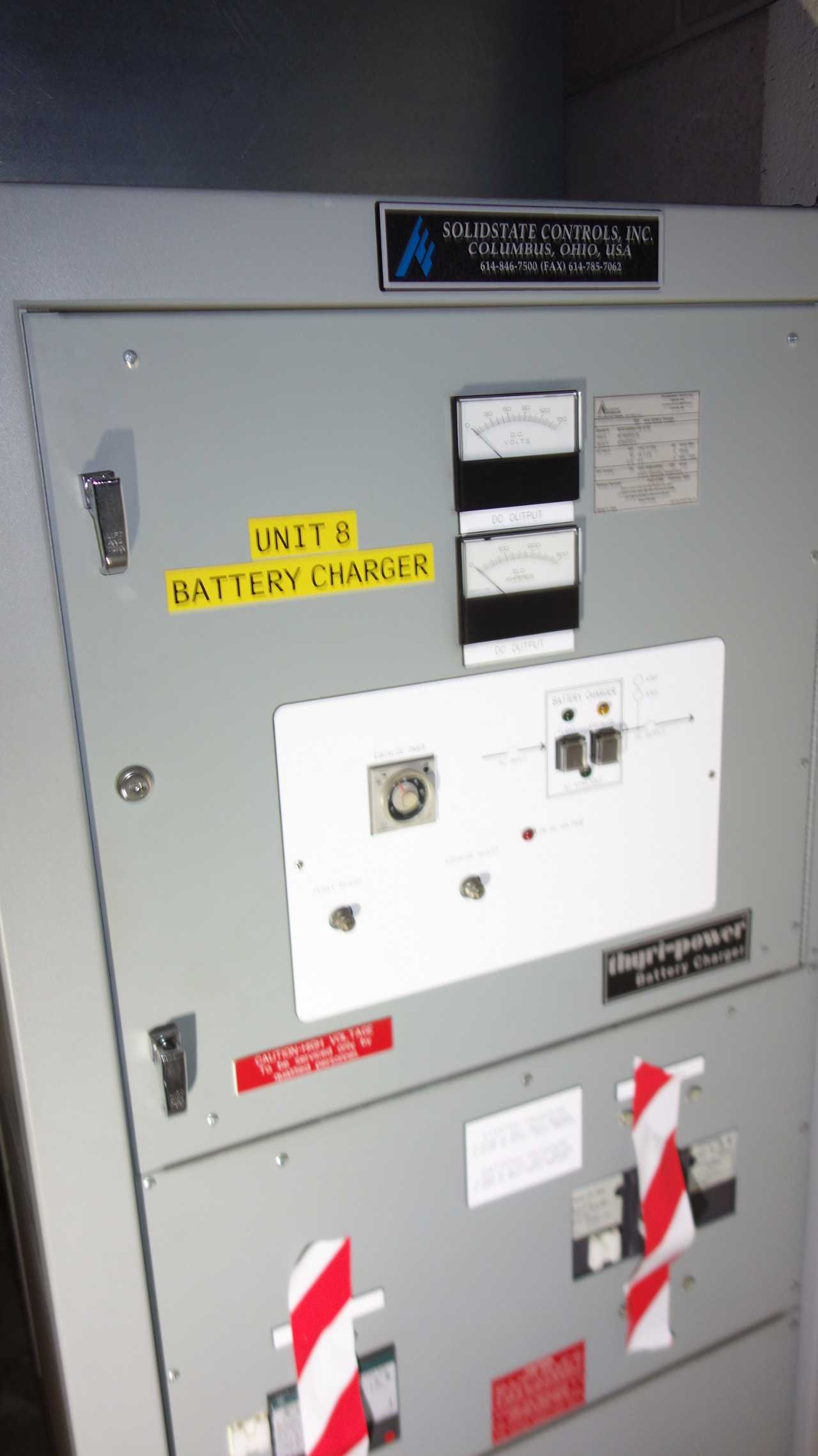 LOT OF 2 SOLIDSTATE RCS 200 AMP BATTERY CHARGERS - ELECTRICAL COMPONENTS