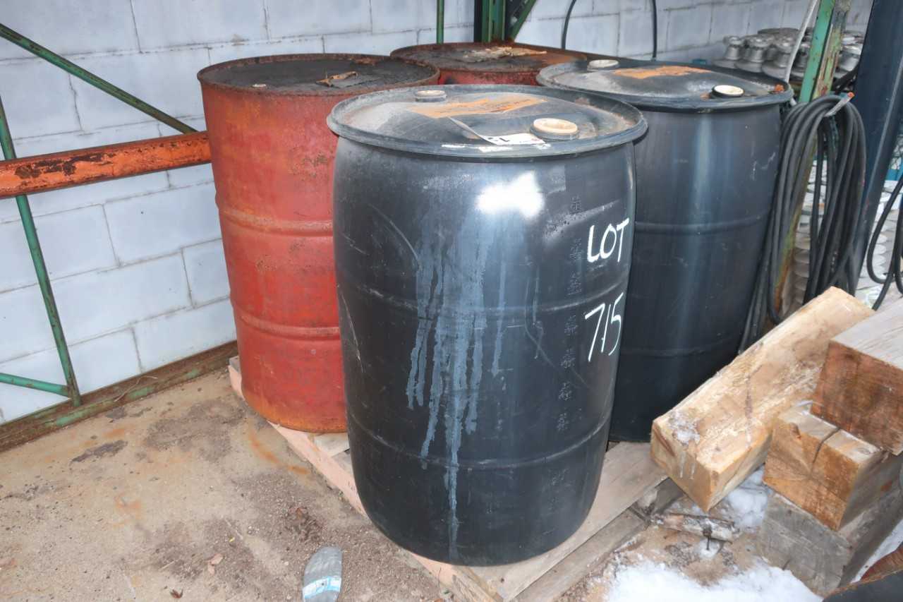 4 BARRELS OF TRANSFORMER OIL - CONTROL TRANSFORMERS