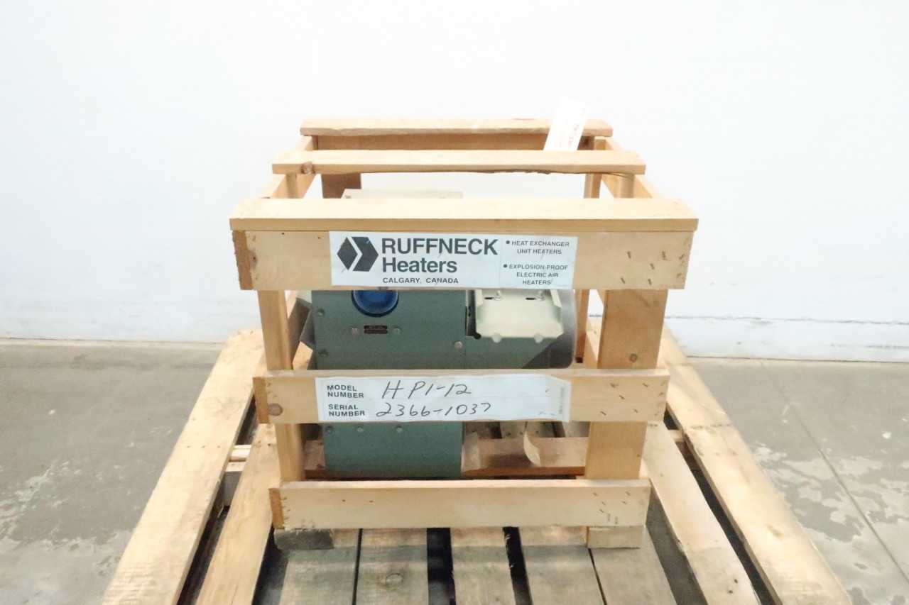 RUFFNECK HP1-12 FAN COOLED HEAT EXCHANGER UNIT ELECTRIC HEATER - HVAC EQUIPMENT