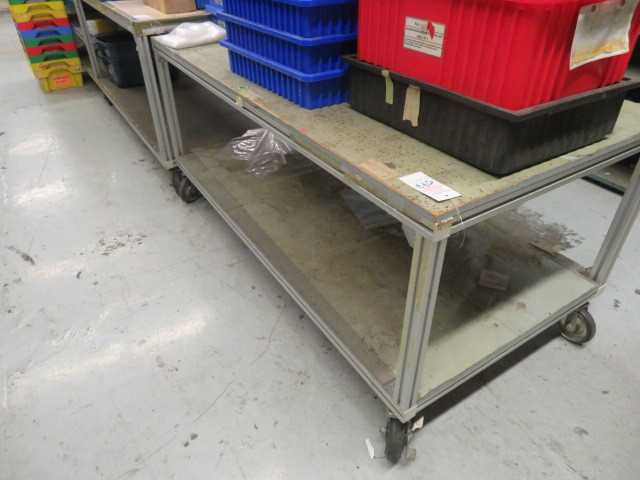 Aluminum Table on wheels - MISCELLANEOUS
