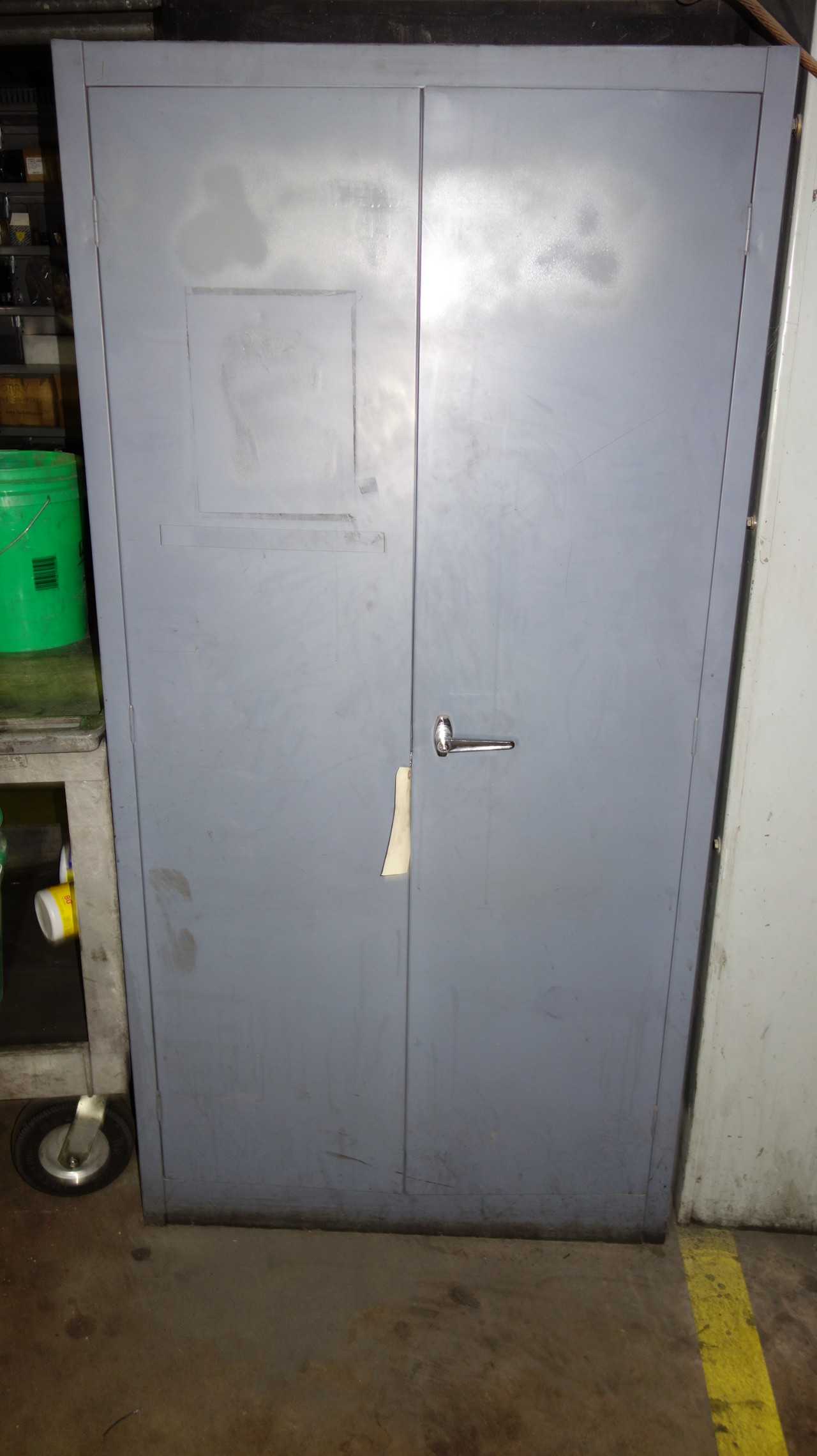 CABINET WITH CONTENTS, REGENERATIVE BLOWERS, VALVES - TOOL STORAGE