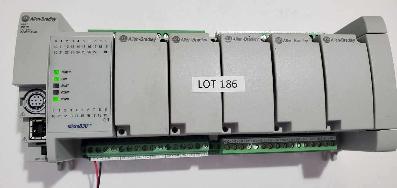 Allen Bradley Micro 830 2080-LC30-48QBB PLC - AUTOMATION & CONTROLS Allen Bradley Micro 830 2080-LC30-48QBB PLC - AUTOMATION & CONTROLS