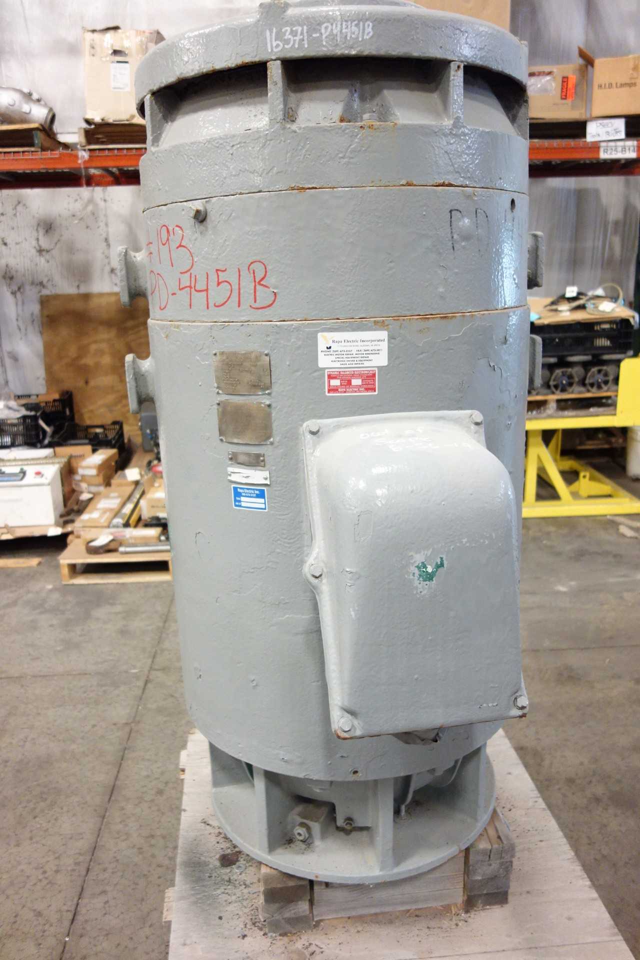 GENERAL ELECTRIC IN-LINE PUMP MOTOR - ELECTRIC MOTORS