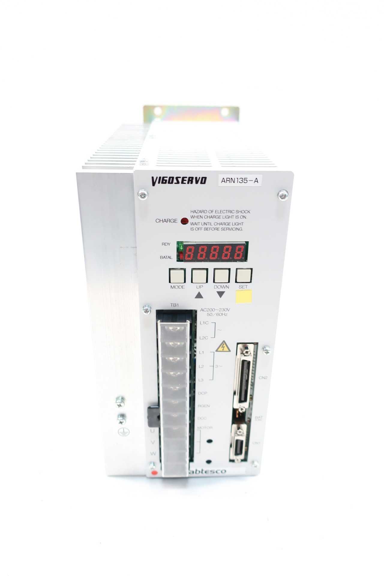 NABTESCO ARN135-A VIGOSERVO ARN SERVO DRIVE 200-230V-AC 0-230V-AC 3PH - SERVO