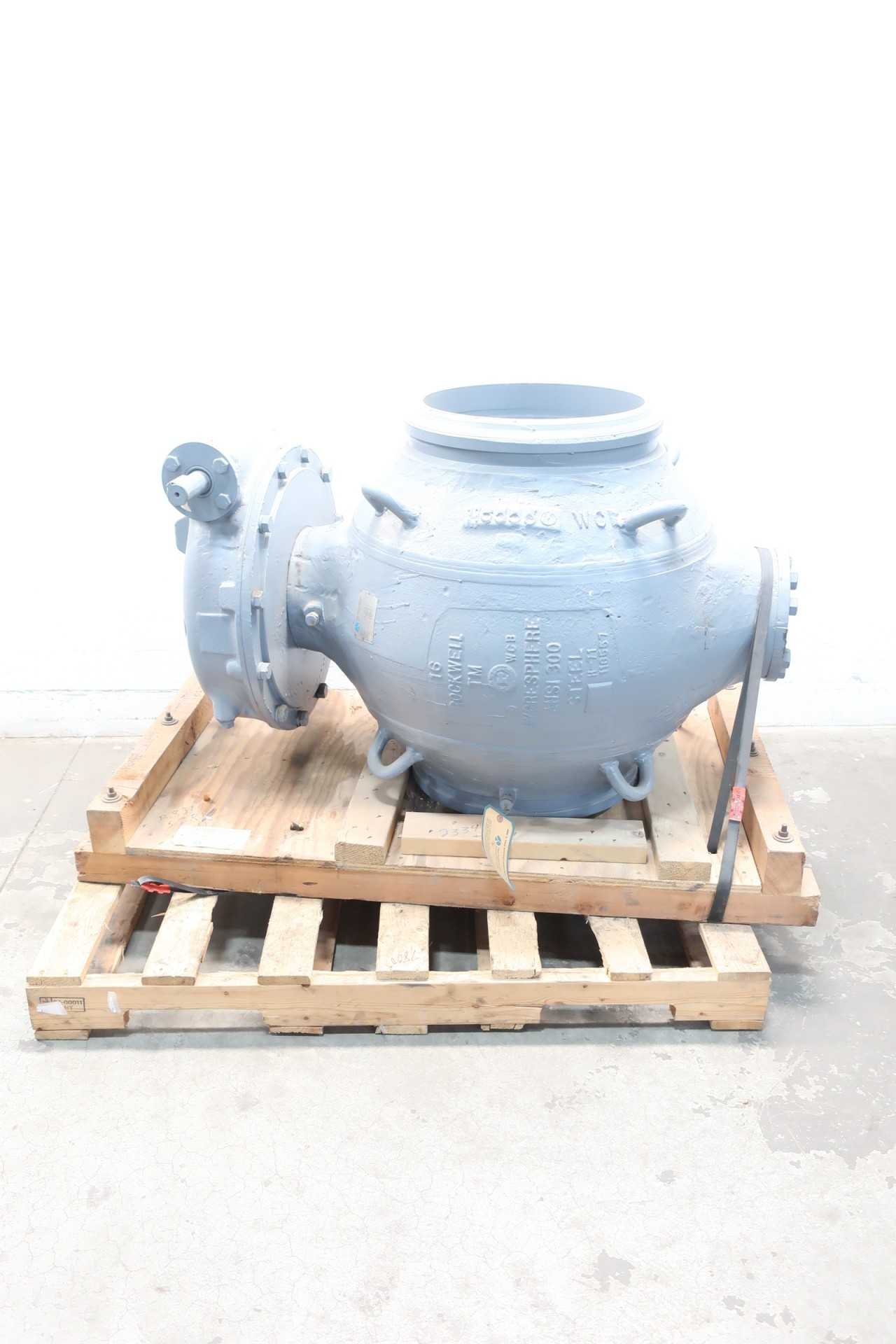 ROCKWELL A39-1/2 HYPRESHERE 300 STEEL BUTT WELD 16IN BALL VALVE - BALL VALVE ROCKWELL A39-1/2 HYPRESHERE 300 STEEL BUTT WELD 16IN BALL VALVE - BALL VALVE