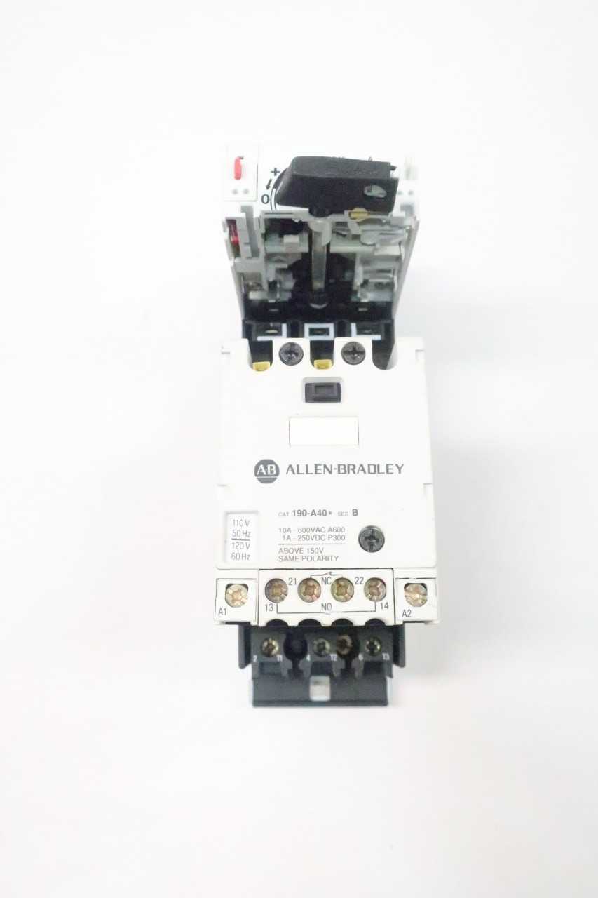ALLEN BRADLEY 190-CPS40D COORDINATED PROTECTIVE 120V-AC OTHER STARTER - MOTOR STARTERS