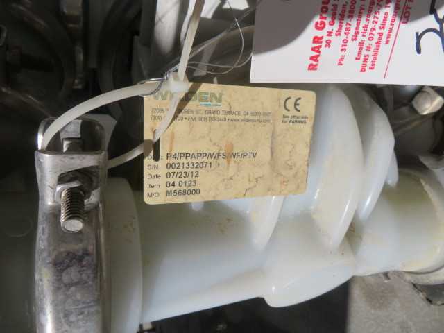 Wilden Pumps (2) lot - MISCELLANEOUS