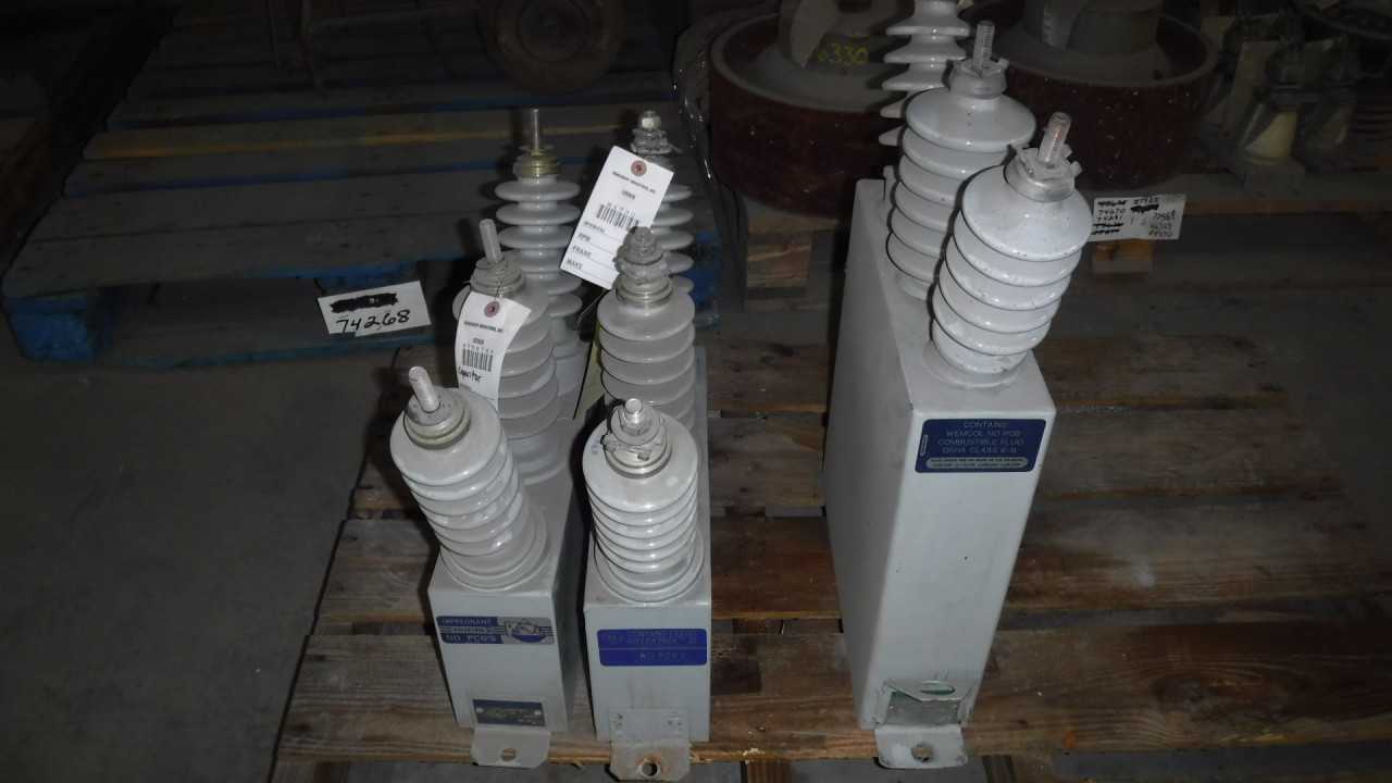 Lot of 3 4160 Volt Capacitors - CAPACITORS