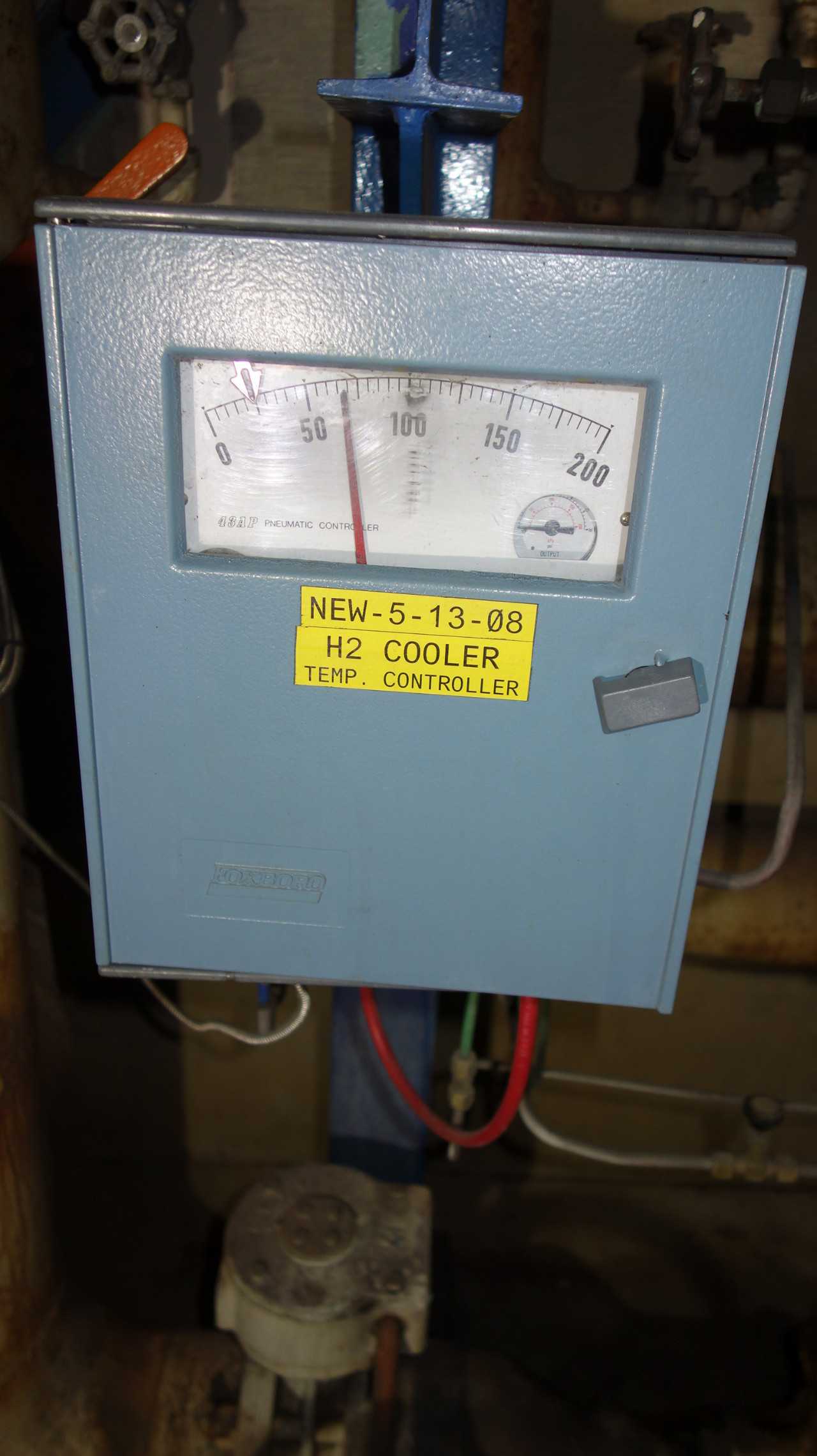 LOT OF 2 FOXBORO 43AP-FA42D PNEUMATIC CONTROLLER - AUTOMATION & CONTROLS