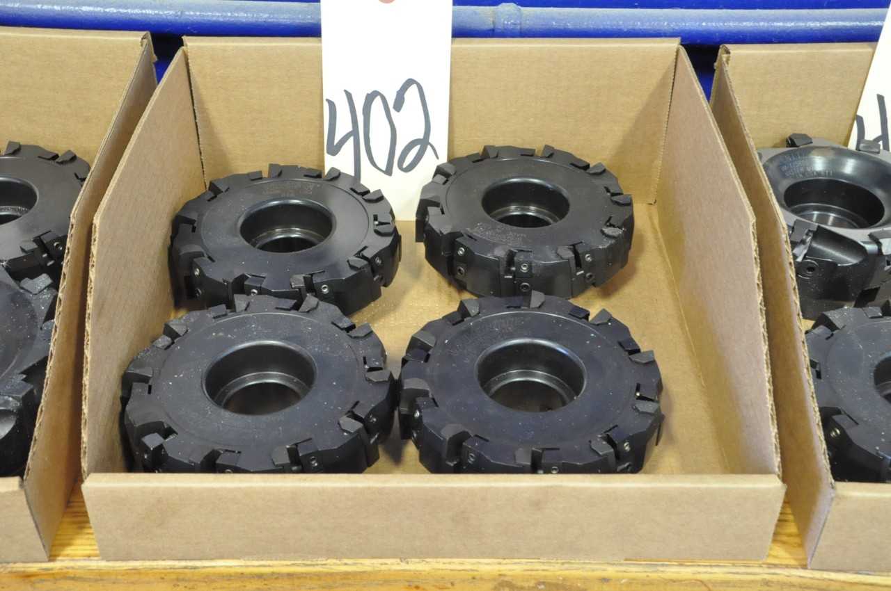 Lot-(4) Insert Type Face Cutters in (1) Box - ELECTRIC POWER TOOLS