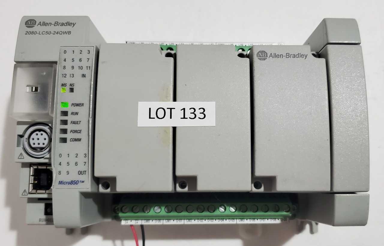 Allen Bradley Micro 850 2080-LC50-24QWB PLC - AUTOMATION & CONTROLS Allen Bradley Micro 850 2080-LC50-24QWB PLC - AUTOMATION & CONTROLS