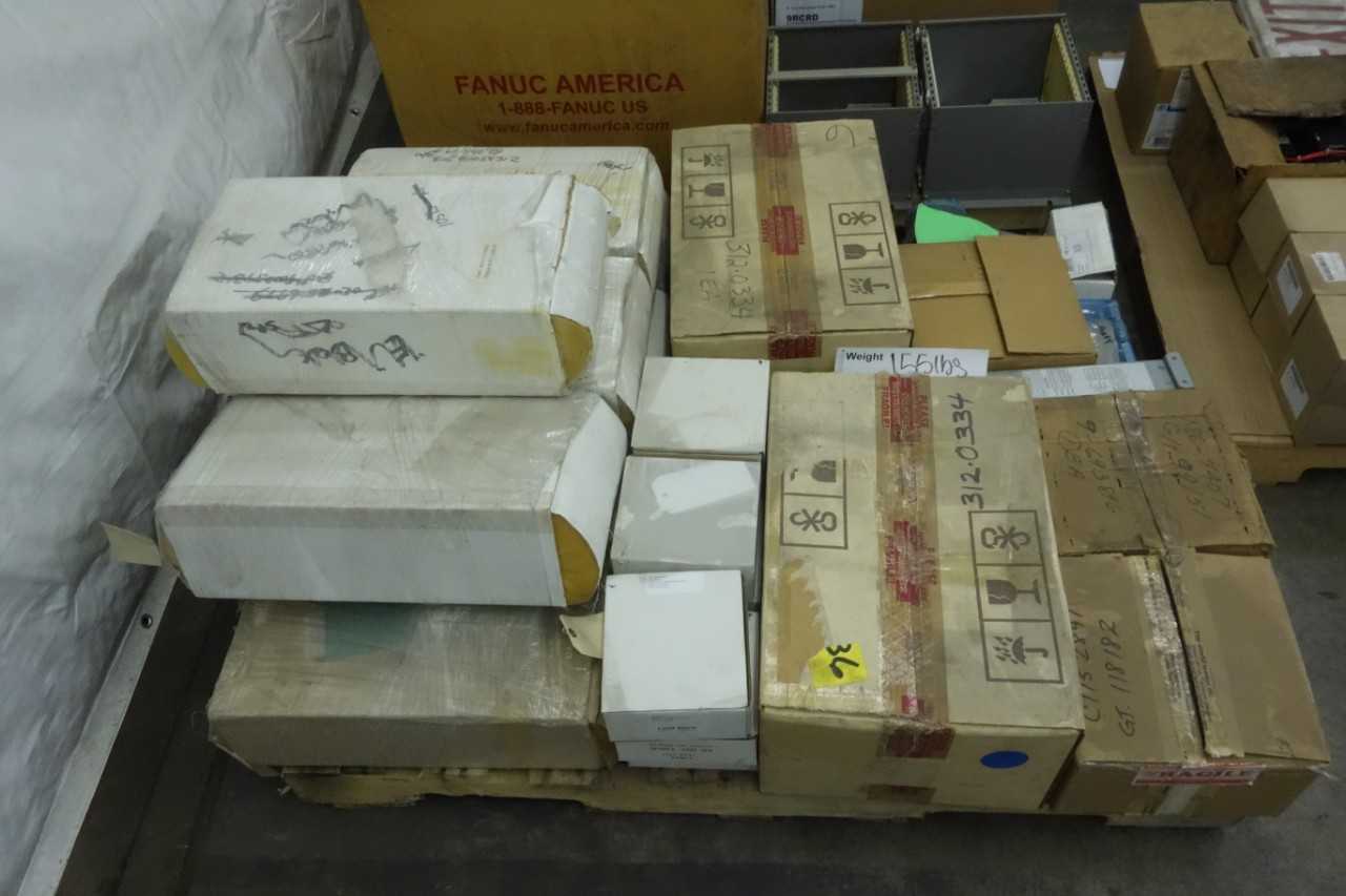 3 PALLETS OF ASSORTED ELECTRICAL COMPONENTS - ELECTRICAL COMPONENTS