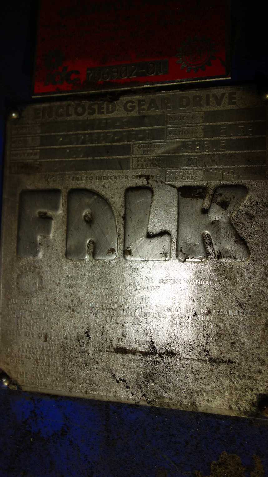 FALK 1110YF1-S GEAR DRIVE 5.36:1 600HP - MISCELLANEOUS