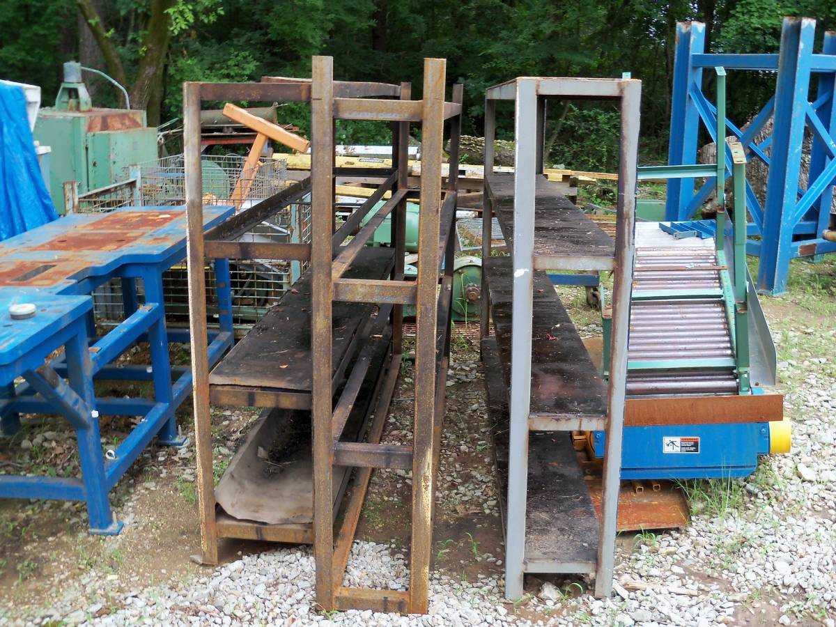Lot of 3 Welded Steel Shelves - SHELVING