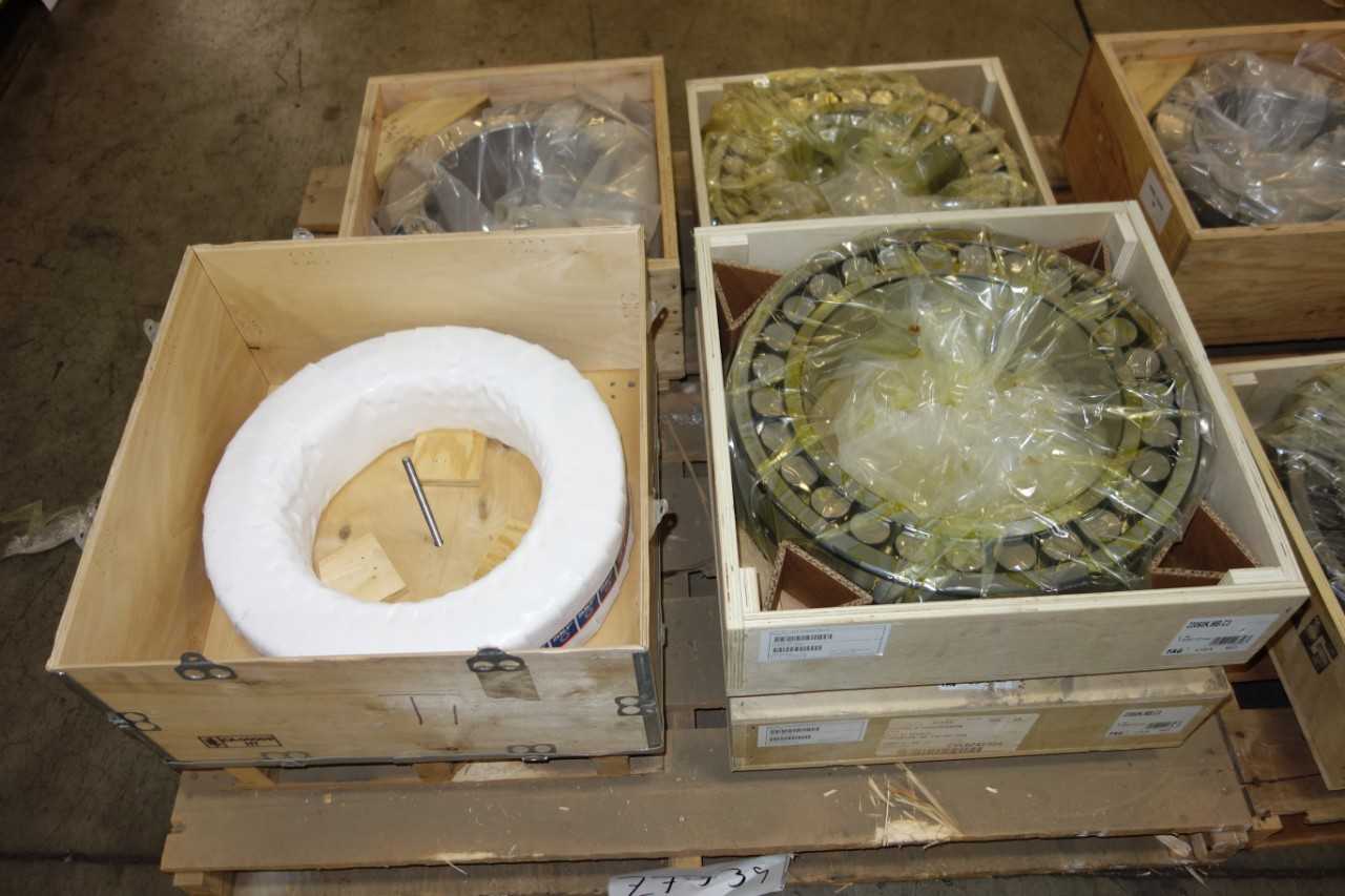 2 PALLETS OF ASSORTED ROLLER BEARINGS- SKF, FAG - BEARINGS