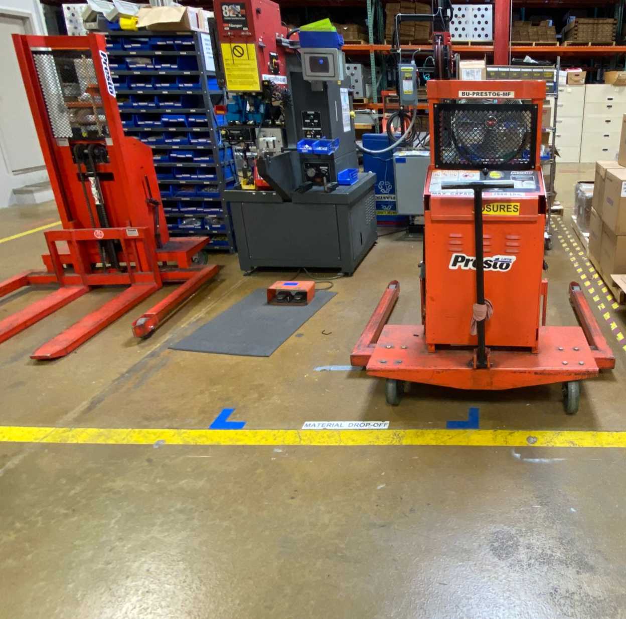 BULK LOT OF PRESTO LIFTS QTY 9 - MATERIAL HANDLING