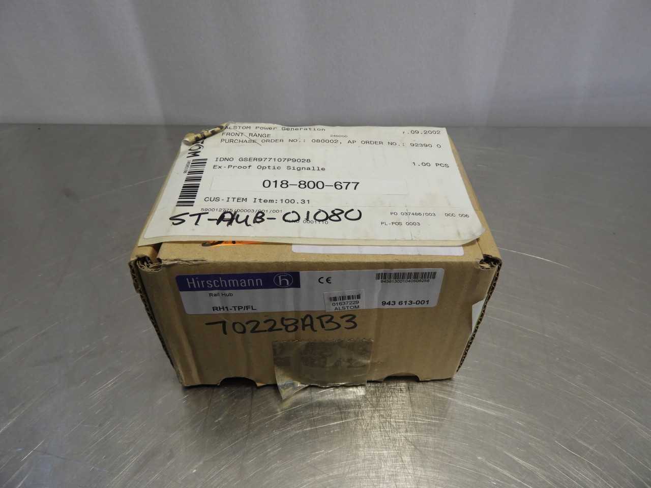 Hirschmann Elektronic RH1-TP/FL Ethernet Twisted Pair Industrial Hub 943 613-001 - INDUSTRIAL PARTS