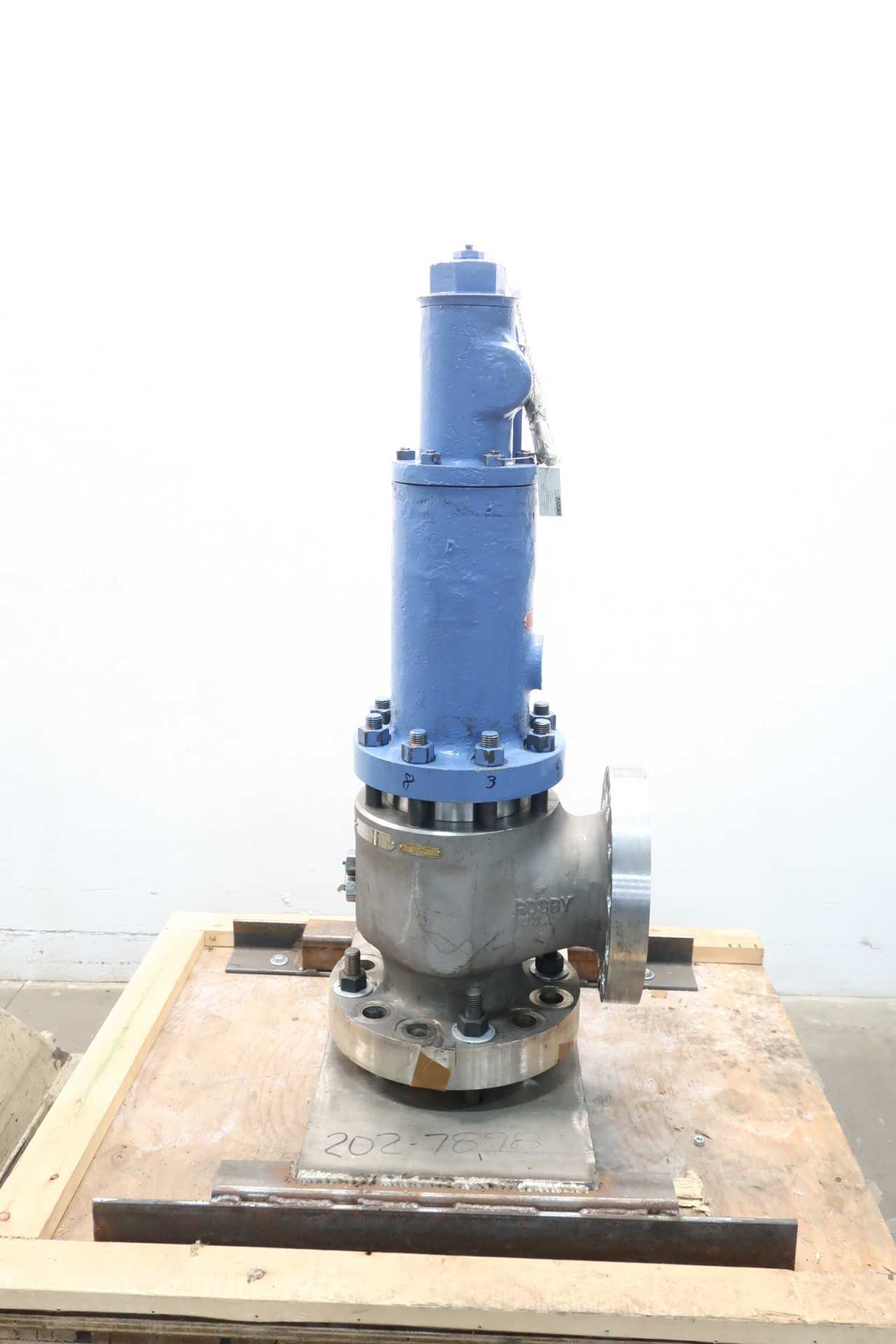 CROSBY VALVE & GAGE HB BP 86 E 6M16 STAINLESS FLANGED 2485PSI 6IN RELIEF VALVE - RELIEF VALVE